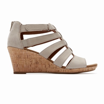 Sandálias Rockport Briah Gladiator Mulher Cinzentas/Marrom PT-79310